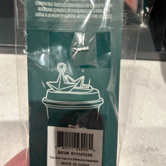 Starbucks Pink Glitter Star Keychain FOB Hot Cup Tumbler Lid Stopper New 2023 - Picture 12 of 12